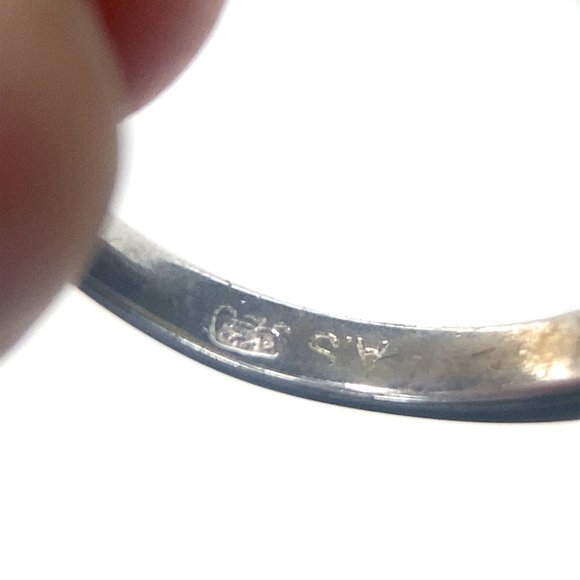 Yellow Opal 3.71ct Platinum Finish Solid 925 Sterling Silver Ring - Picture 3 of 7